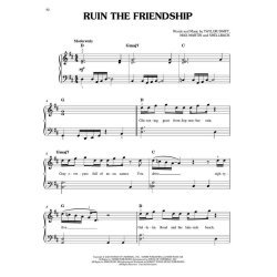 Taylor Swift - The Life of a Showgirl Easy Piano Personality Softcover