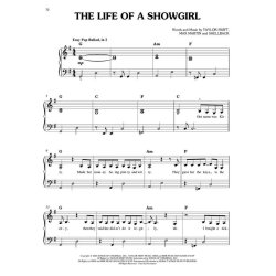 Taylor Swift - The Life of a Showgirl Easy Piano Personality Softcover