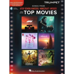 Songs from Kpop Demon Hunters, Minecraft, Wicked and More Top Movies. Trumpet Play-Along Book with Online Audio