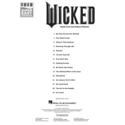 Wicked - Music from the Motion Pictures- Super Easy Piano Songbook