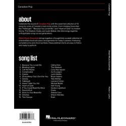 Canadian Pop - Sheet Music Essentials Vocal and Piano