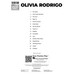 Olivia Rodrigo - Super Easy Songbook