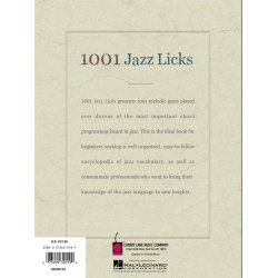 1001 Jazz Licks: A Complete Jazz Vocabulary For The Improvising Musician