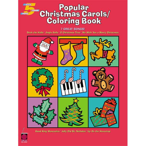 Popular Christmas Carols Coloring Book