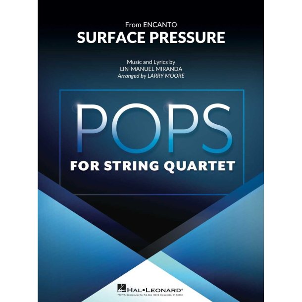 Surface Pressure (from Encanto) : for String Quartet