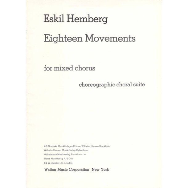 Eighteen Movements (Collection)