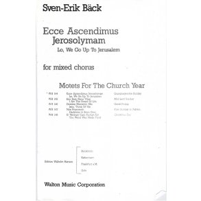 Ecce Ascendimus Jerosolymam