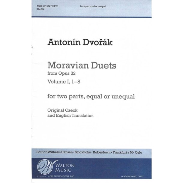 Moravian Duets, Vol. I (Collection)