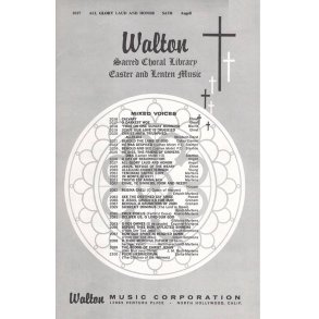 All Glory, Laud and Honor