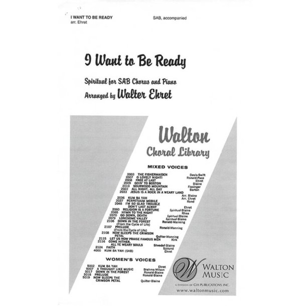 I Want to Be Ready