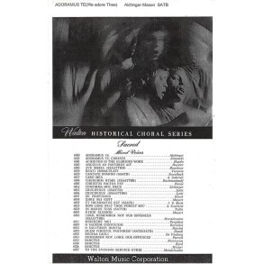 Adoramus Te : SATB