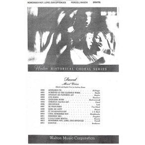 Remember Not, Lord, Our Offences