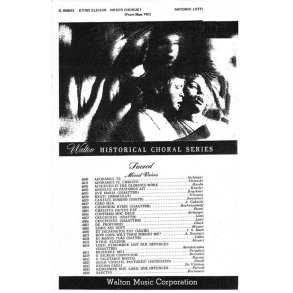 Kyrie Eleison : SATB