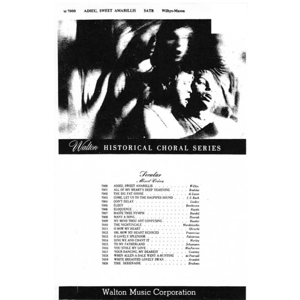 Adieu, Sweet Amarillis