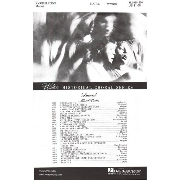 Kyrie Eleison from Missa Brevis in Bb K.275