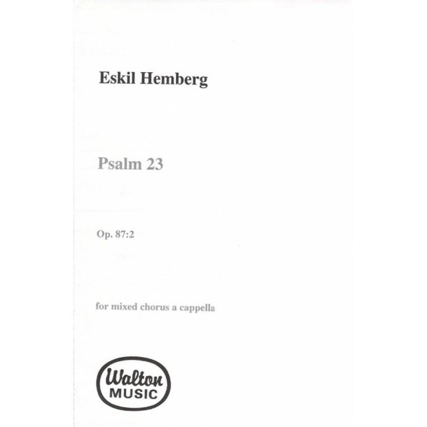 Psalm 23 : SATB a cappella