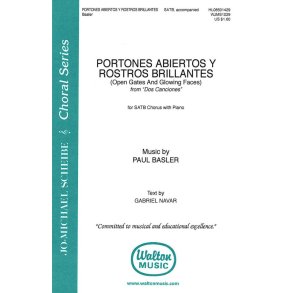 Portones Abiertos Y Rostros Brilliantes : SATB with Piano