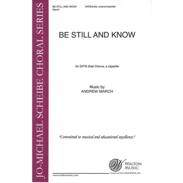 Be Still and Know