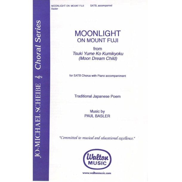 Moonlight on Mount Fuji