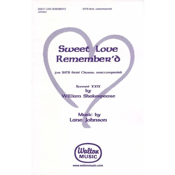 Sweet Love Remember'd