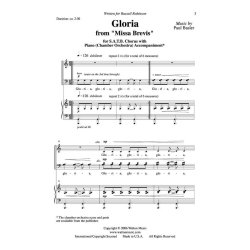 Gloria (from Missa Brevis)