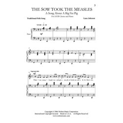 The Sow Took the Measles : A Song About a Big Fat Pig
