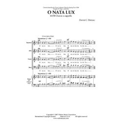 O Nata Lux : Jo-Michael Scheibe Choral Series