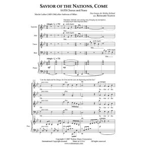 Savior of the Nations, Come