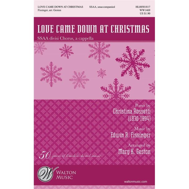 Love Came Down At Christmas