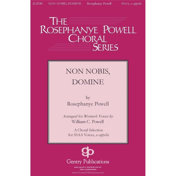 Non Nobis, Domine : A Capella