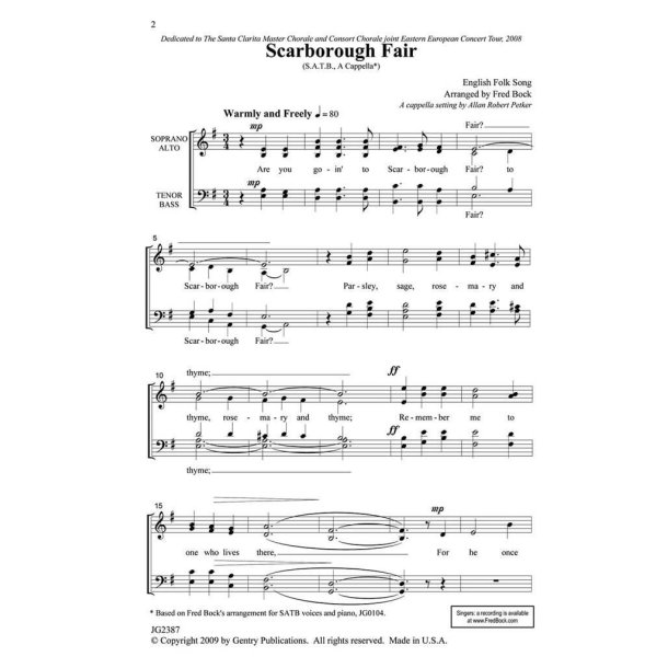 Scarborough Fair/Canticle