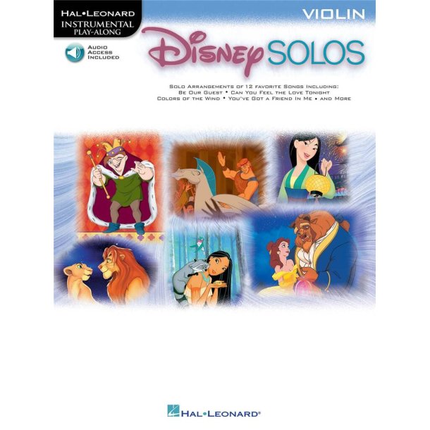 Disney Solos (Violin) Instrumental Play-Along - Violin