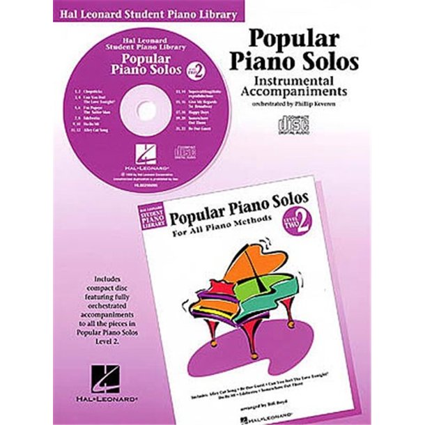 Popular Piano Solos Level 2 CD