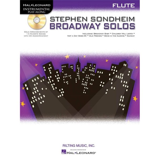 Stephen Sondheim Broadway Solos Instrumental Folio
