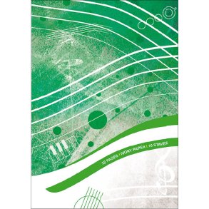 Quaderno di musica - 10 righi, 32 pp. carta avorio