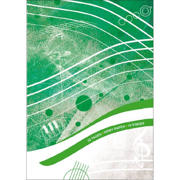 Quaderno di musica - 10 righi, 32 pp. carta avorio