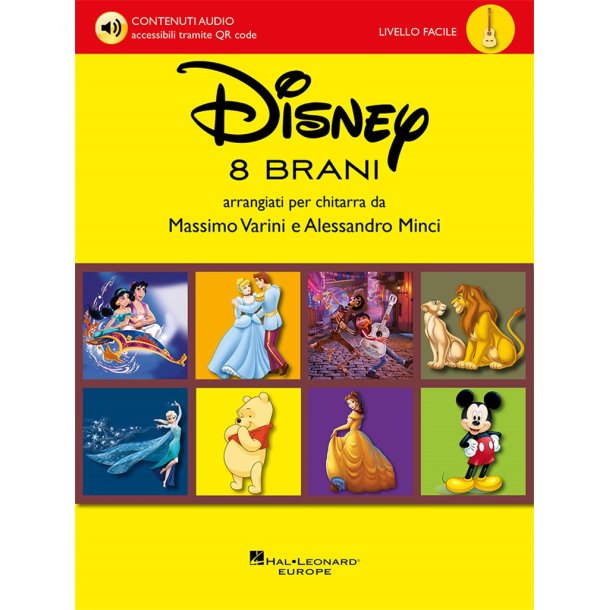Disney - 8 brani arrangiati per chitarra : da Massimo Varini e Alessandro Minci