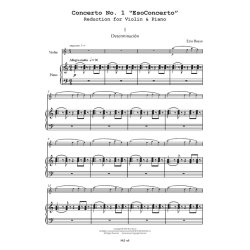 Concerto No. 1 "EsoConcerto" : Reduction for Violin & Piano