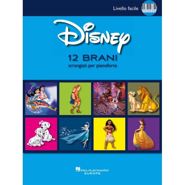 Disney - 12 brani per pianoforte : Livello facile