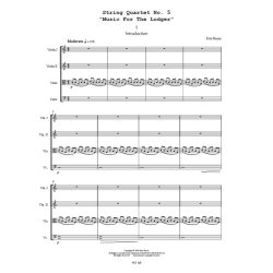 String Quartet No. 5 "Music For The Lodger"