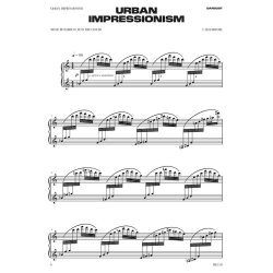 Urban Impressionism : Sheets for piano