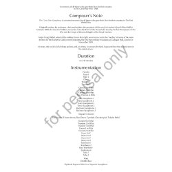 The Great War Symphony (Medley for Wind Band) : (Fulll Score)