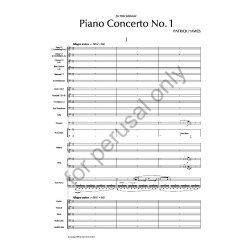 Piano Concerto No. 1 : (Fulll Score)
