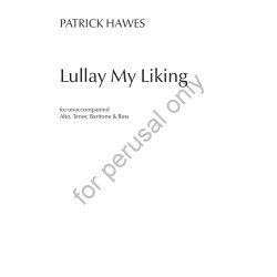 Lullaby My Liking : (Vocal Score)