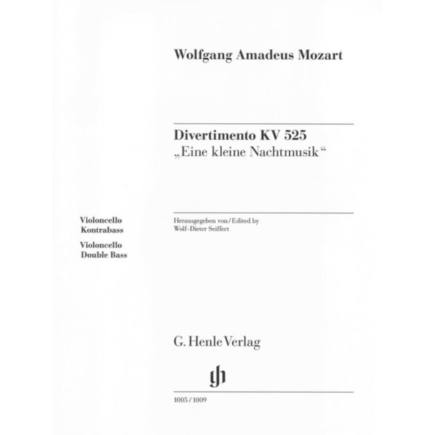 Divertimento KV 525 "Eine kleine Nachtmusik" : Violoncello
