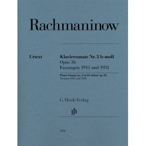 Piano Sonata no. 2 in b flat minor op. 36 : Versions 1913 and 1931