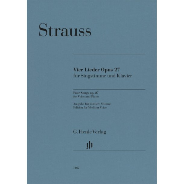 Vier Lieder Opus 27