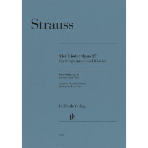Vier Lieder Opus 27