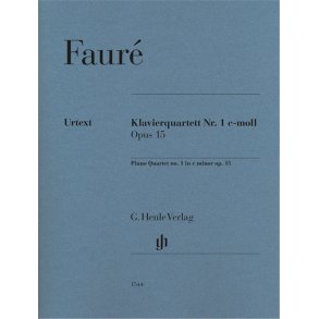 Klavierquartett Nr. 1 C-moll : Opus 15