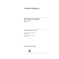 Drei Klavierst&uuml;cke : Opus 11